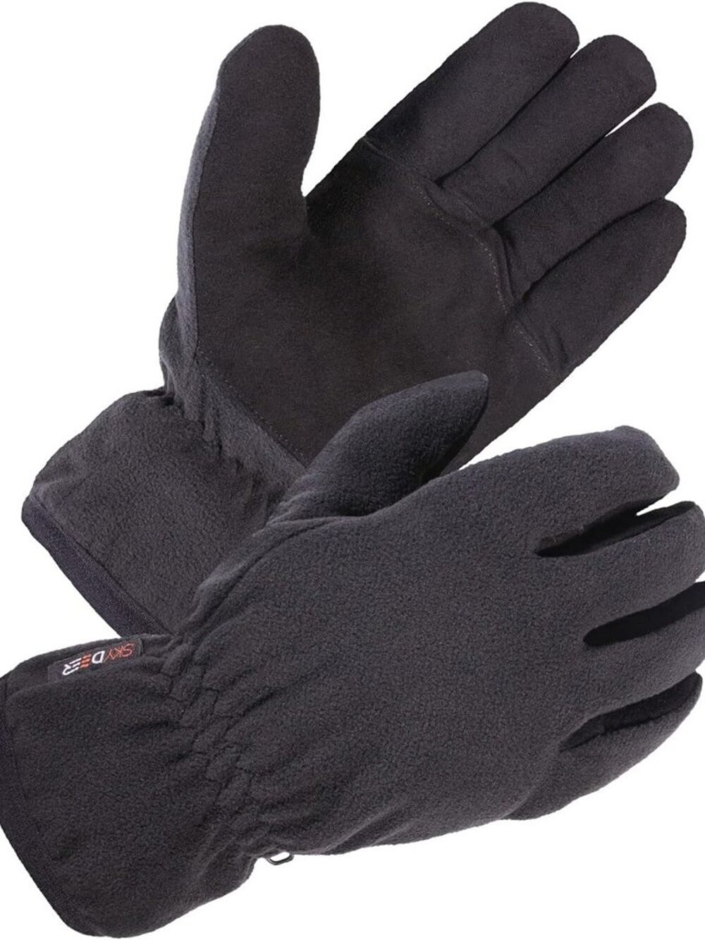 Cozy Winter Gloves - Soft Deerskin Suede, Thermal Fleece & 3M Thinsulate